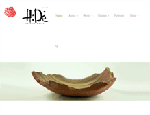 Tablet Screenshot of hideart.com